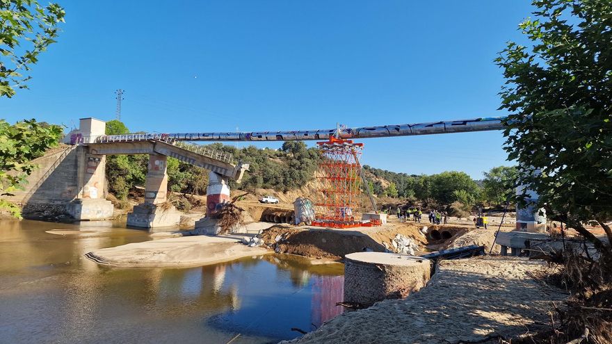 Ya funciona una parte del embalse de Picadas arrasado por la DANA: más de 40 municipios toledanos recuperan el agua