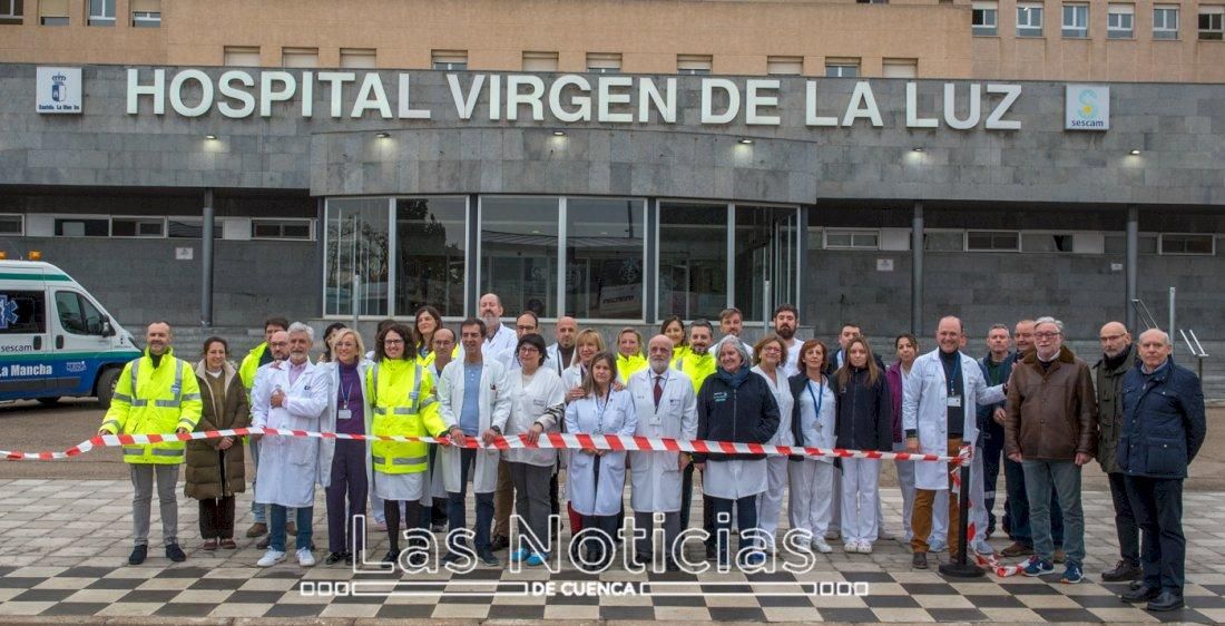 Equipo del personal sanitario del Hospital Virgen de la Luz de Cuenca