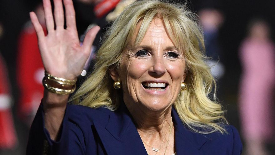La primera dama de Estados Unidos, Jill Biden. EFE/EPA/NEIL HALL / POOL/Archivo