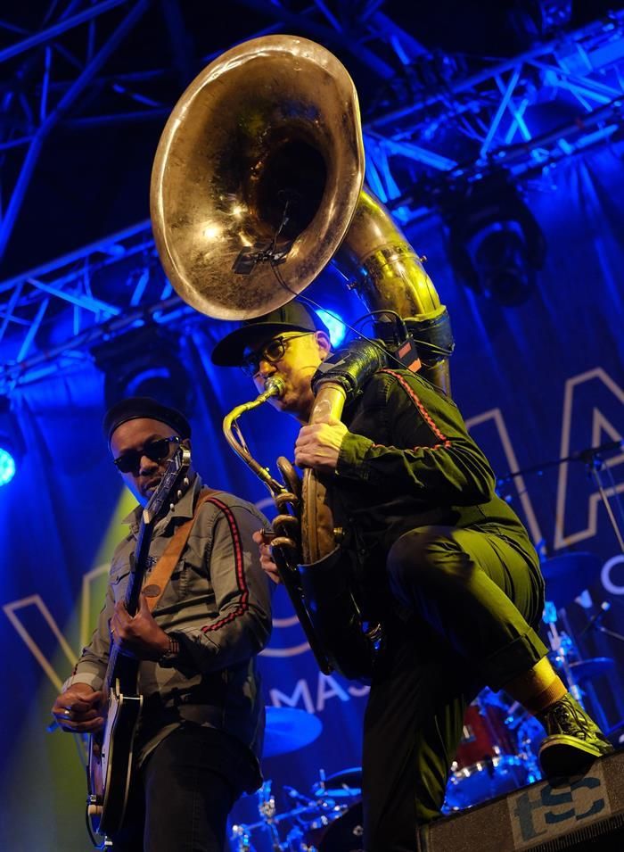 Miembros del grupo francés, Delgres. EFE/Ángel Medina G.