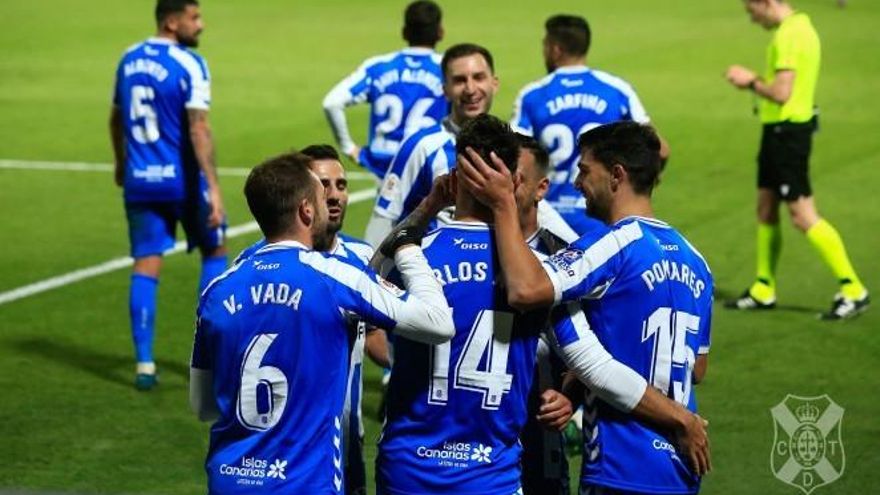 El CD Tenerife repite once años después la racha de cuatro victorias seguidas y sin encajar goles