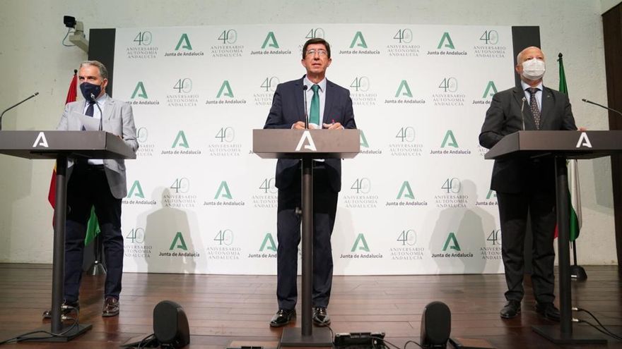 El Gobierno andaluz reestructura ocho de sus once consejerías para "centrarse" en la crisis económica ante una situación sanitaria "controlada"