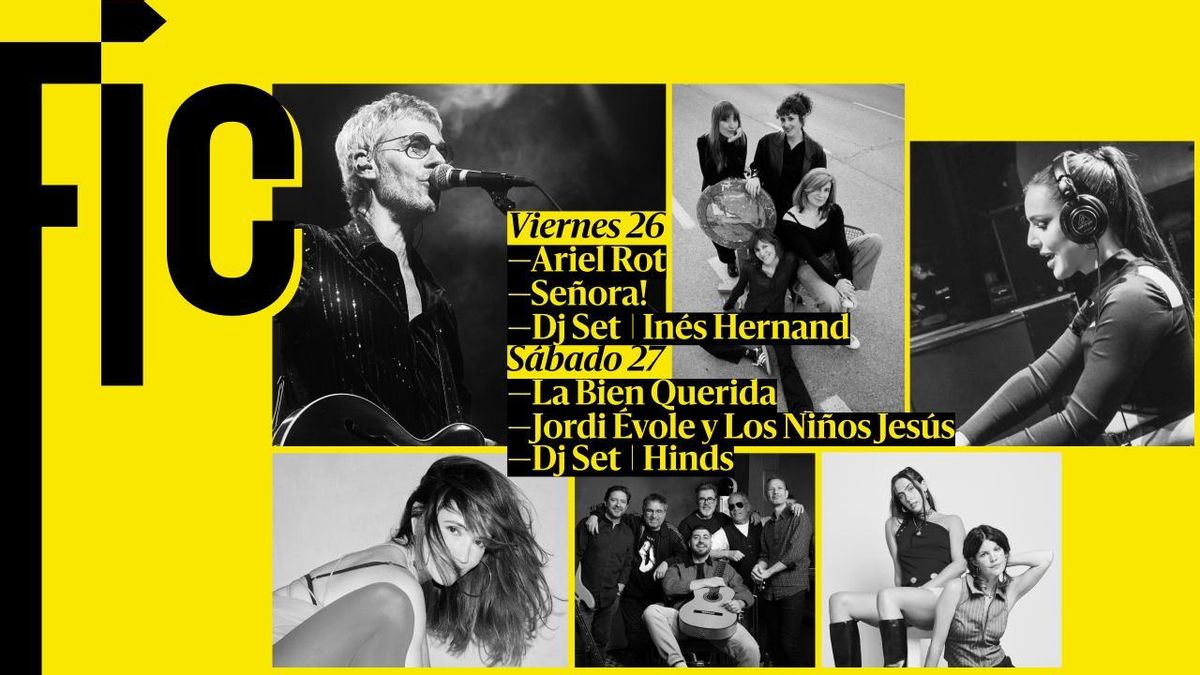Ariel Rot, La Bien Querida, Señora! y el grupo de Jordi Évole: todos los conciertos gratuitos del FIC