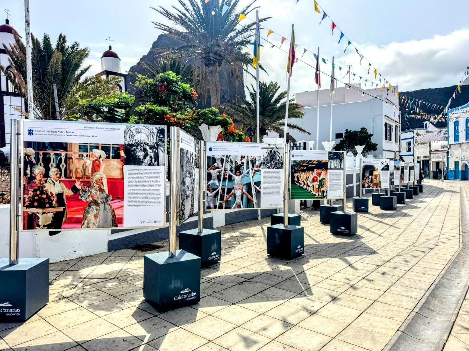 Santa Cruz de La Palma lleva hasta Agaete la exposición itinerante de La Bajada.