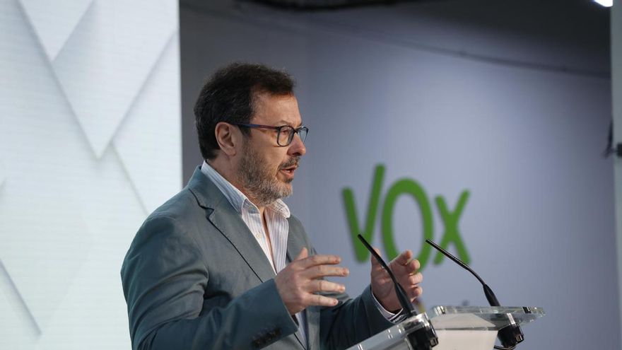 El portavoz nacional de Vox, José Antonio Fúster en una imagen de archivo. EFE/María Aguilella Pardo