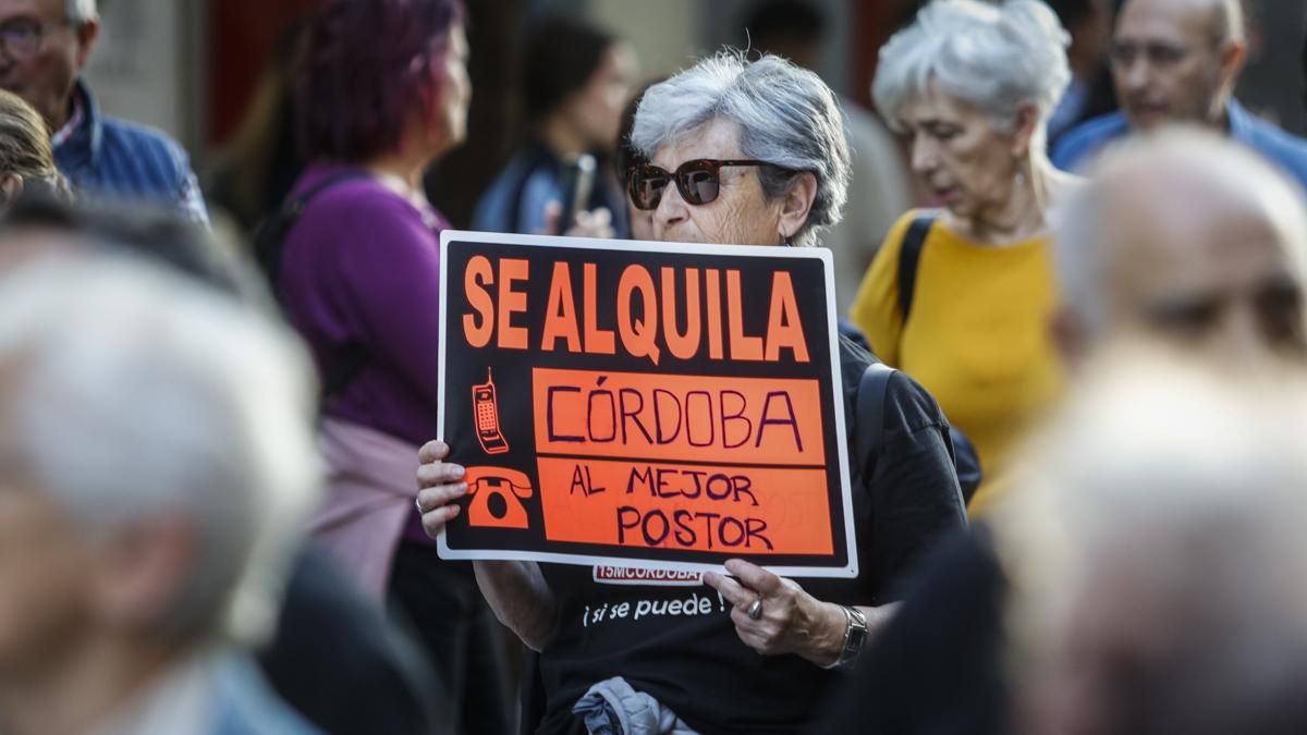 Manifestación por la vivienda bajo el lema 'Housing Action Days'