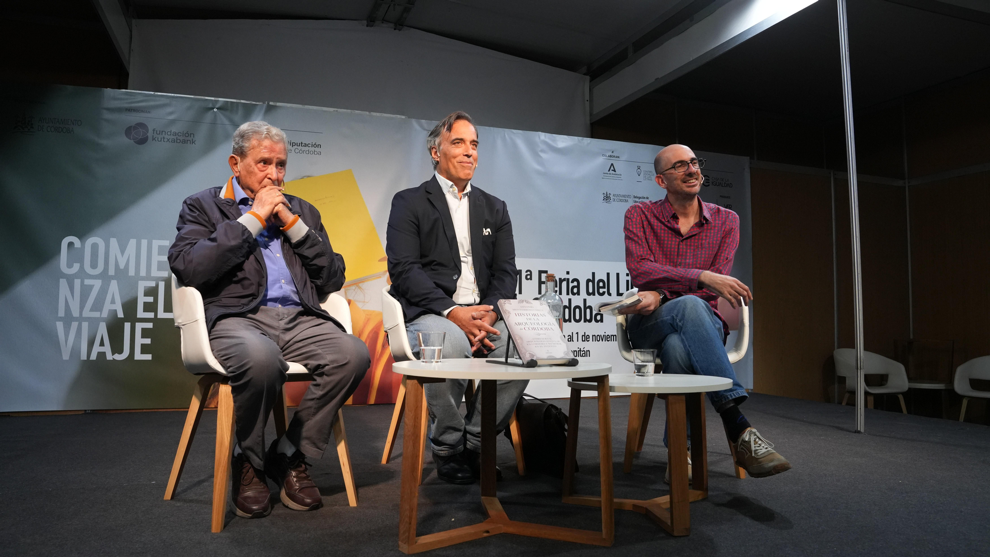 Antonio Monterroso y Herminio Trigo en la 51ª Feria del Libro de Córdoba