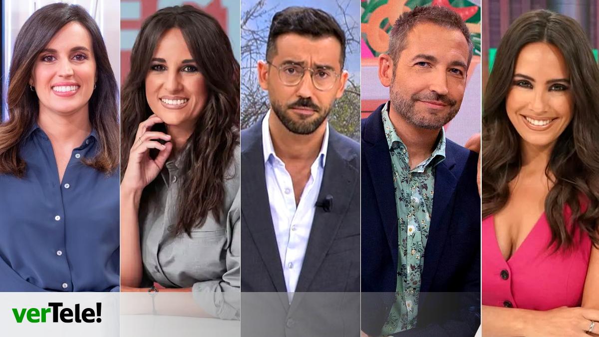Todos los presentadores que saltan a la acción en La 1, Antena 3, Telecinco, Cuatro y laSexta Todos los presentadores que saltan a la acción en La 1, Antena 3, Telecinco, Cuatro y laSexta