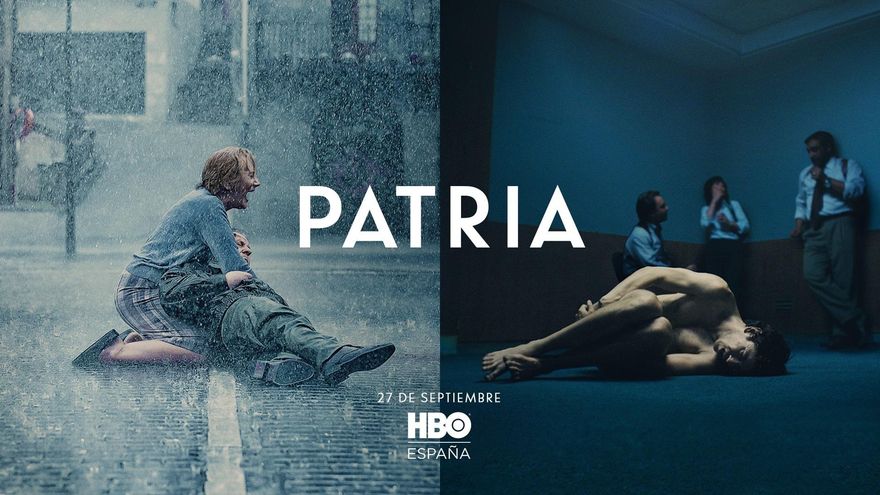 Críticas al cartel de "Patria" de HBO por equiparar a víctimas y terroristas