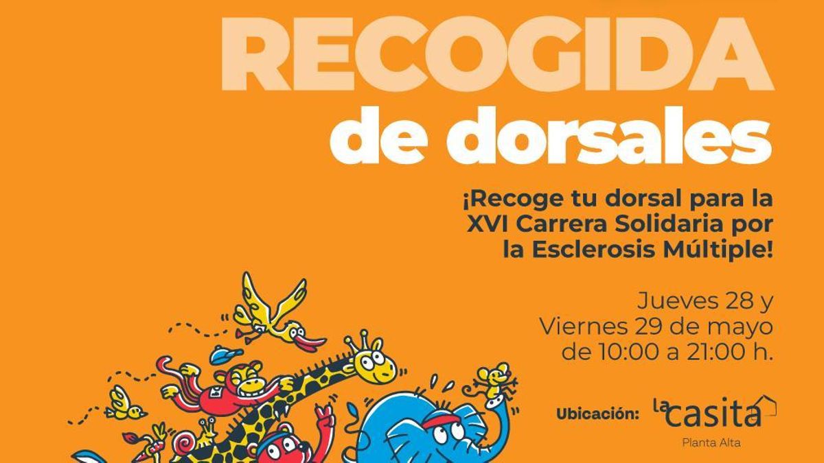 Carrera en Madrid por la esclerosis múltiple y recogida de dorsales en Hortaleza