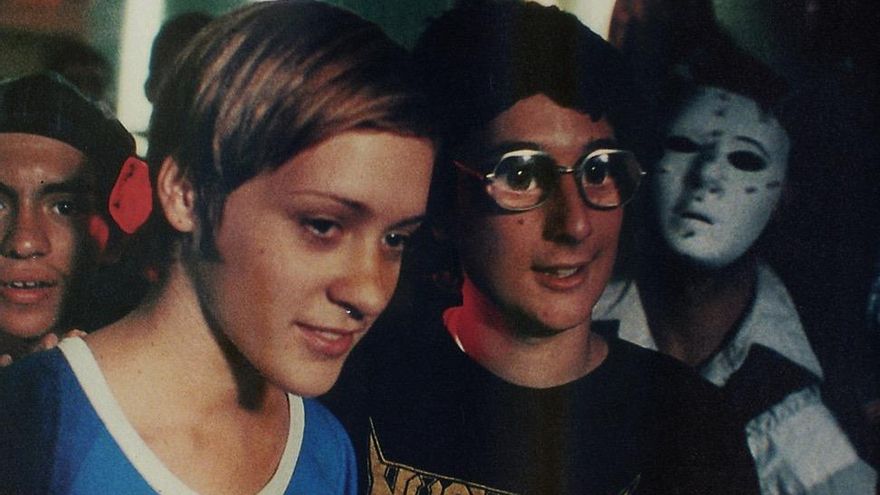 Chloë Sevigny y el guionista de 'Kids' Harmony Korine, más tarde cineasta