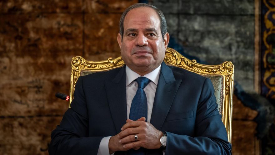 Universitarios egipcios marchan en respaldo de Al Sisi por rechazar el éxodo de los gazatíes