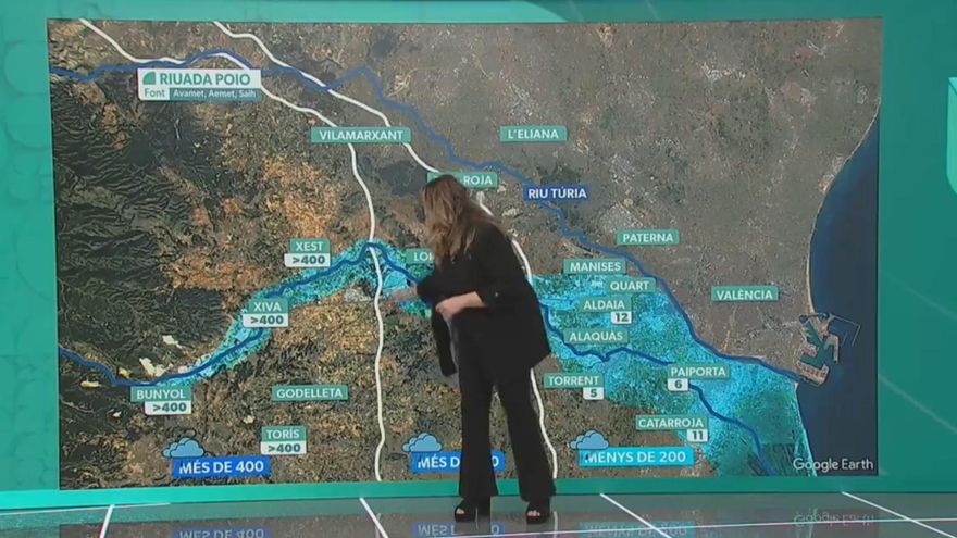 "La rambla tuvo una subida de 2.000 metros cúbicos por segundo a las seis de la tarde, cuatro veces el caudal normal del Ebro"