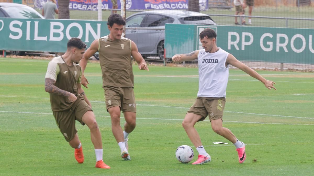 Ibai Sanz junto a Juan Gutierrez