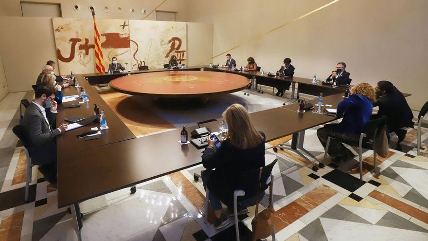 Imagen de archivo de una reunión del Govern.