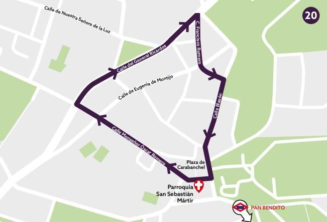 Recorrido de la procesión del Silencio de Viernes Santo
