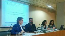 Marta Higueras (izq.). Carlos Sánchez Mato