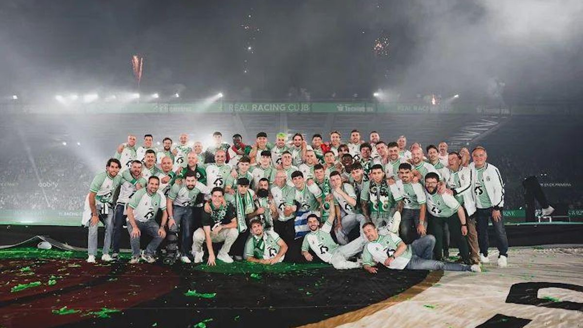Plantilla del ascenso Racing de Santander