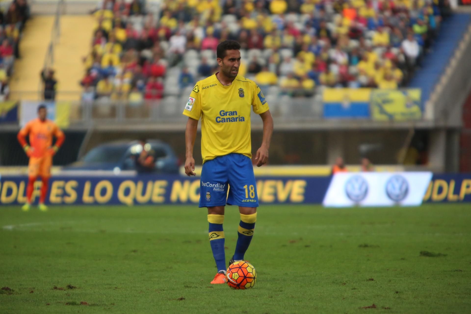 Partido entre la UD Las Palmas y el Celta de Vigo en el Estadio de Gran Canaria. (Alejandro Ramos).