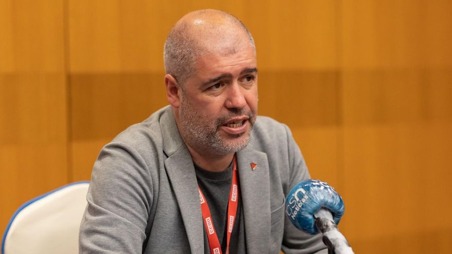 El secretario general de CCOO, Unai Sordo. EFE/Carlos Díaz/Archivo