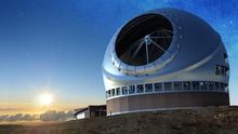 Recreación del Telescopio de Treinta Metros (TMT)