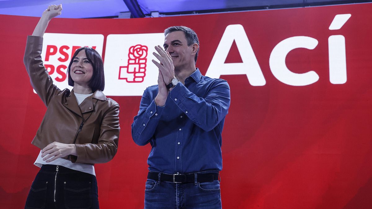 El secretario general del PSOE y presidente del Gobierno, Pedro Sánchez, y la líder del PSPV, Diana Morant, en una imagen de archivo.