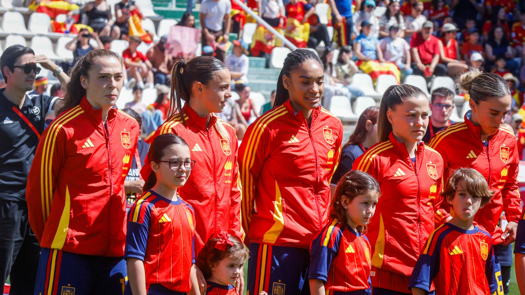 El partido de la selección femenina España - Ucrania