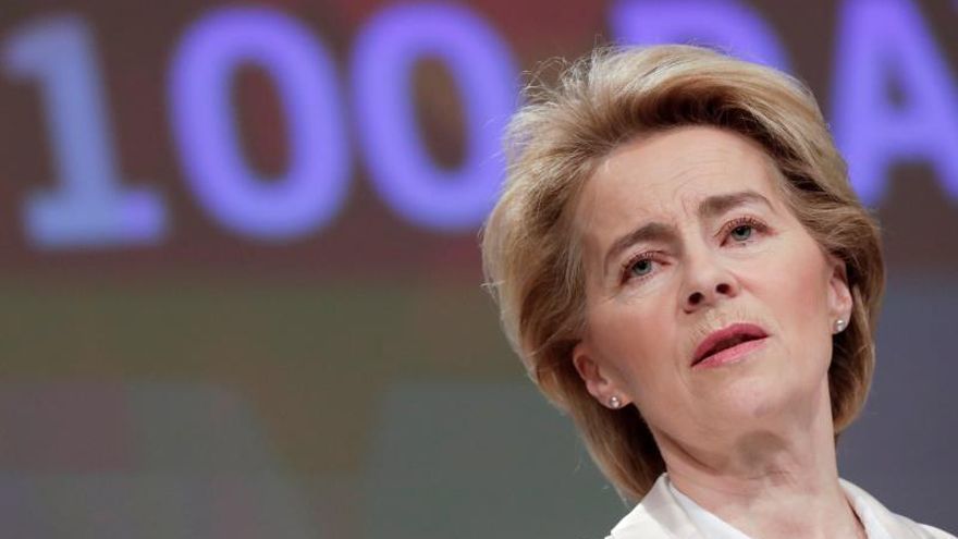 La presidenta de la Comisión Europea, Ursula von der Leyen.