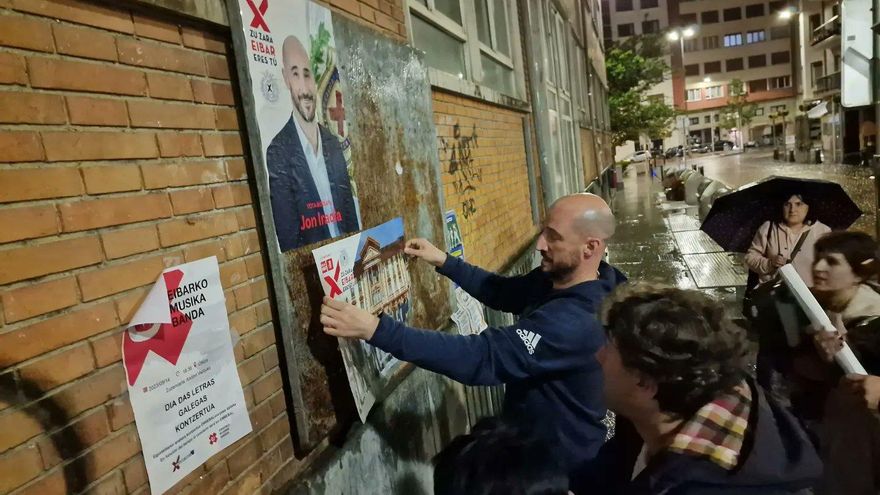 Ermua y Eibar, feudo socialista a ambos lados de la muga