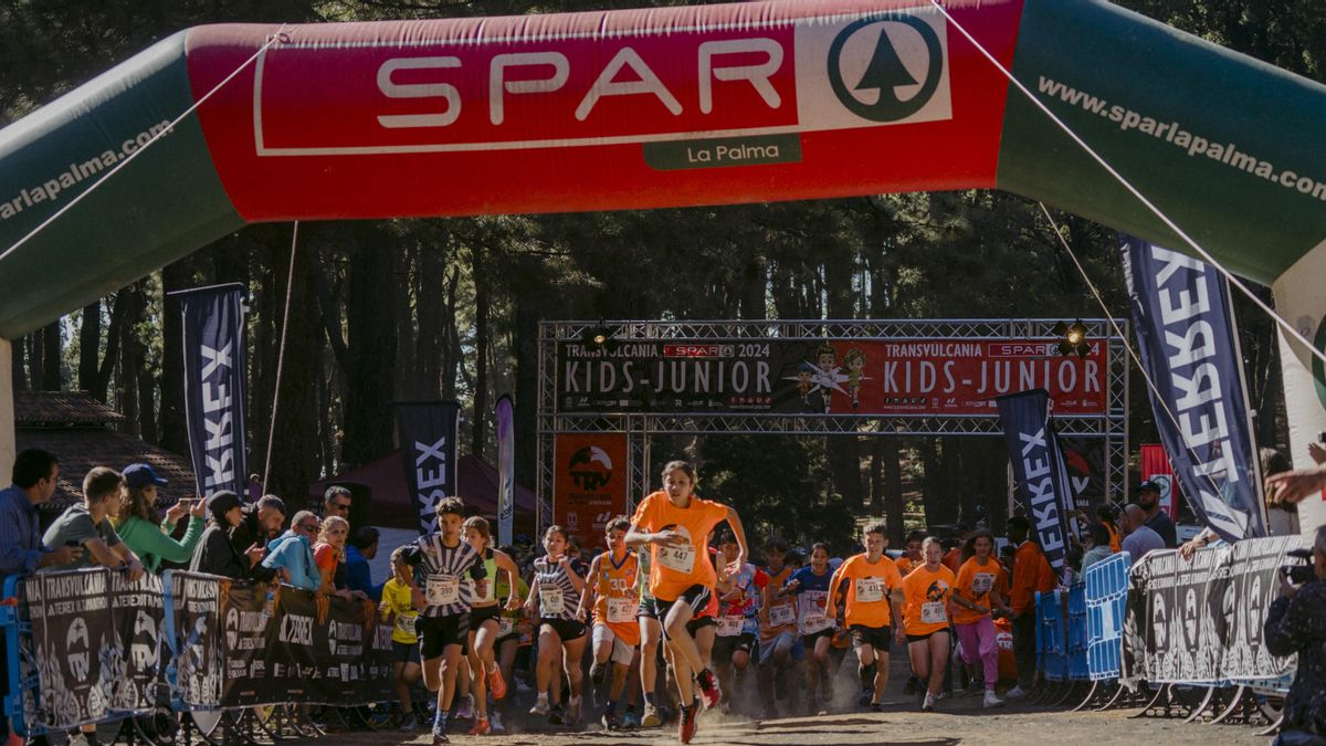 Transvulcania Adidas abre inscripciones para la Kids-Junior Spar La Palma 2026
