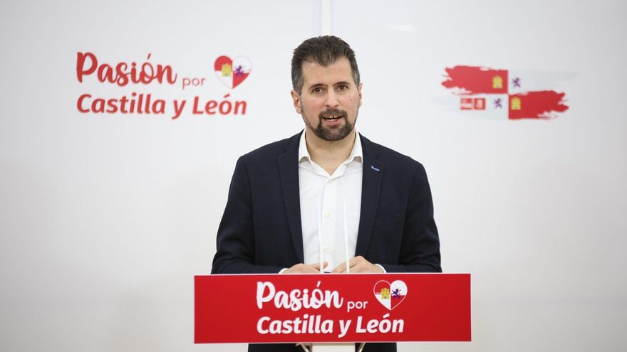 El secretario general del PSOE de Castilla y León, Luis Tudanca.