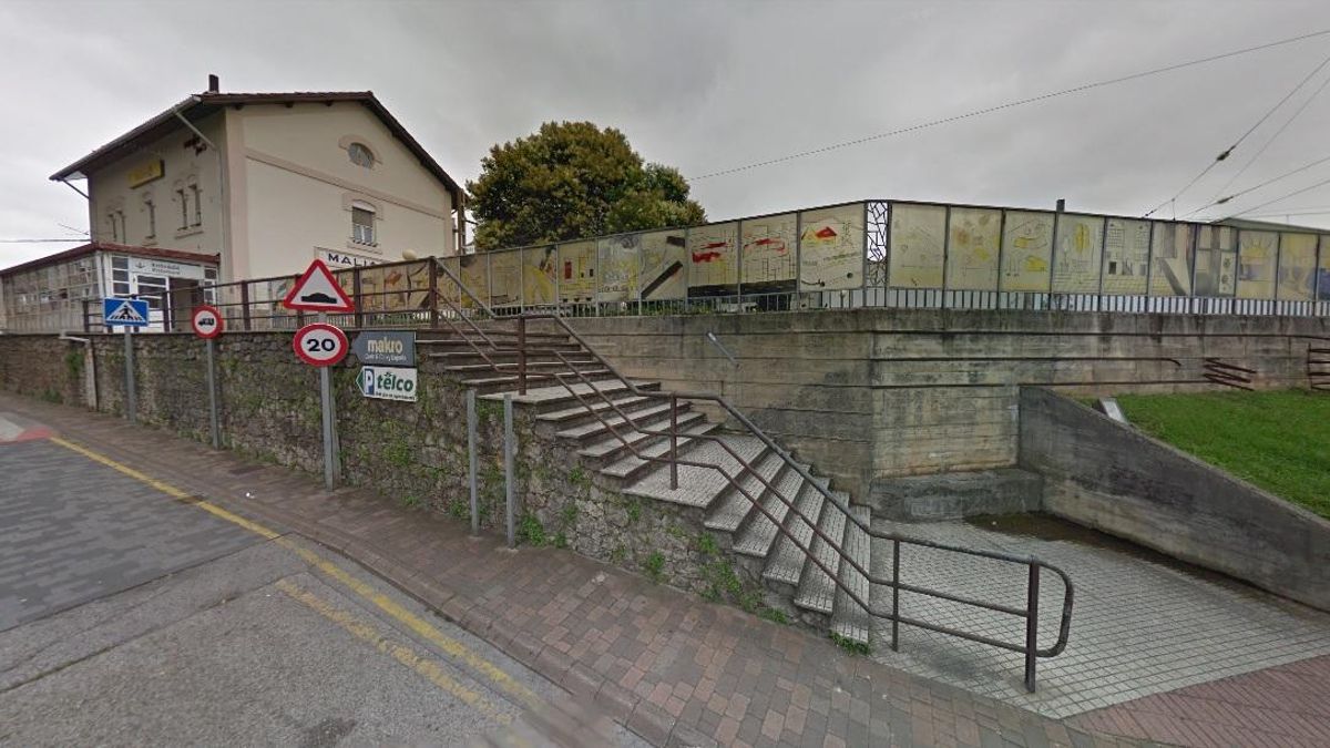 Estación de tren de La Vidriera en Maliaño.