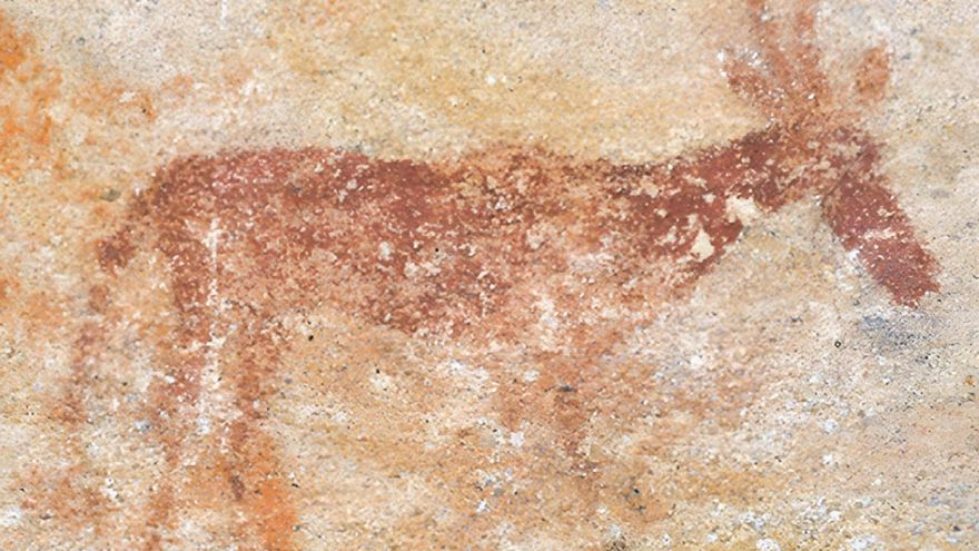 Descubren en Sudáfrica unas misteriosas figuras humanas que revelan una técnica de arte rupestre desconocida en la región