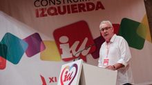 Cayo Lara, en su discurso de despedida ante la XI Asamblea federal de IU.