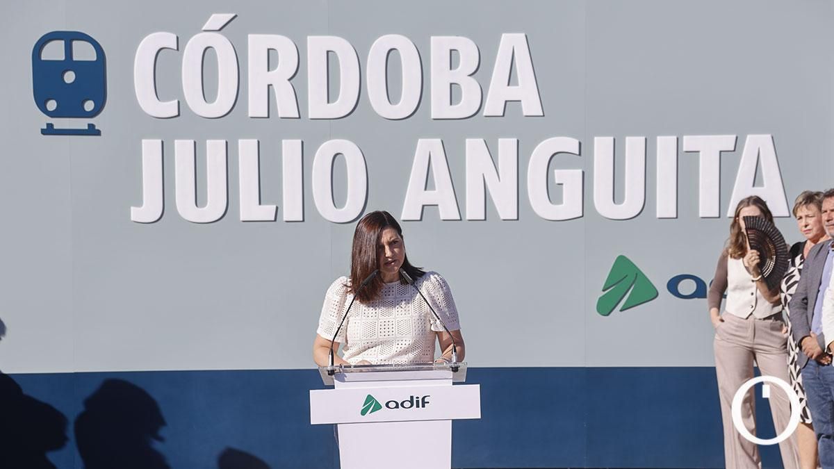 Presentación del cambio de la nueva denominación oficial de la Estación de Córdoba - Julio Anguita
