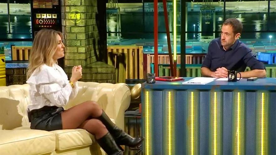 Danae Boronat cuando acudió como entrevistada a 'Zona Franca'