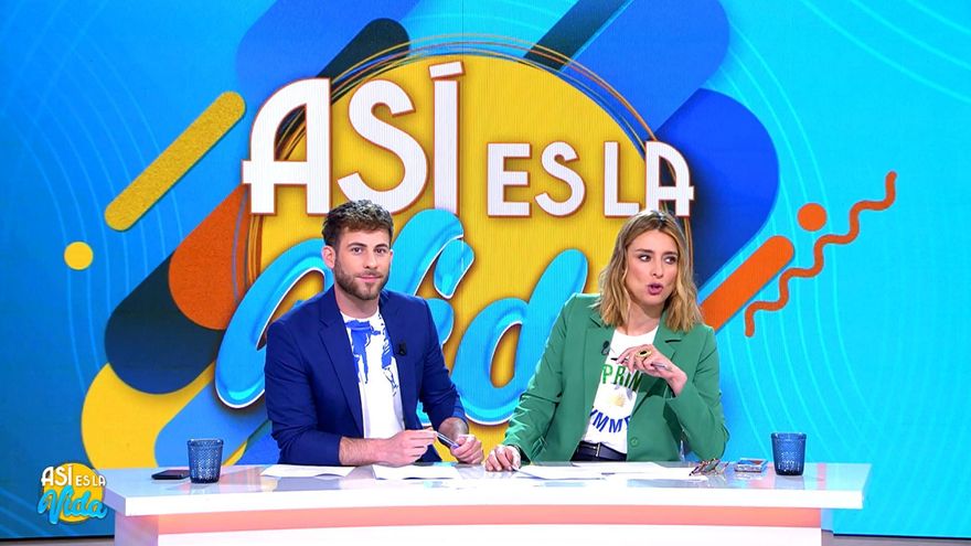 Sandra Barneda bromea con César Muñoz sobre el final de 'Así es la vida': "Te voy a hacer una advertencia"