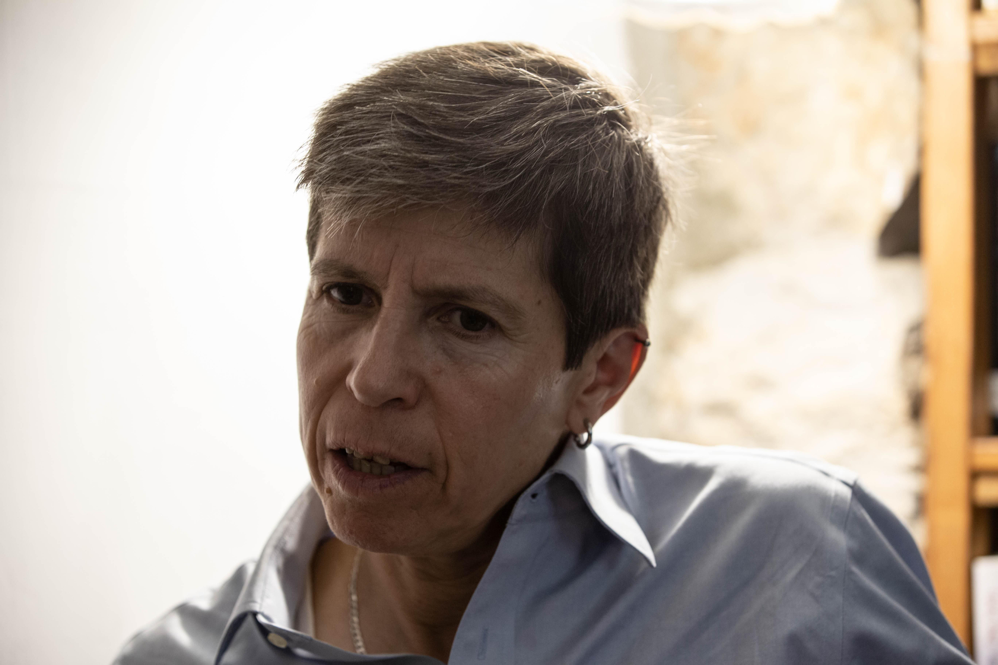 Sarit Michaeli durante la entrevista con elDiario.es en Jerusalén.