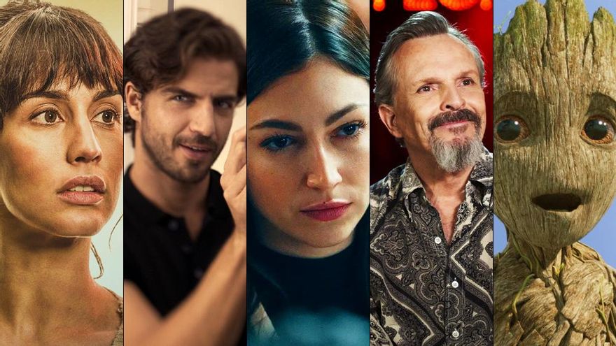 Las ¡23! series de la semana arden con Úrsula Corberó, Maxi Iglesias, Megan Montaner, Bosé y hasta Groot