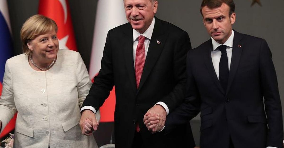 Merkel, Macron y Erdogan analizarán la crisis migratoria