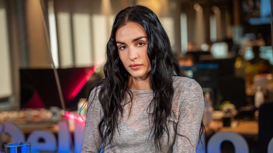 Natalia Lacunza, en la redacción de elDiario.es