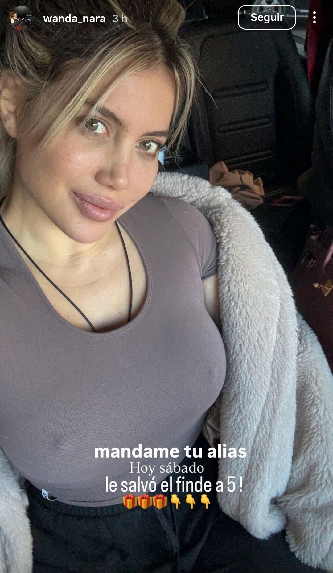 El posteo de Wanda Nara.