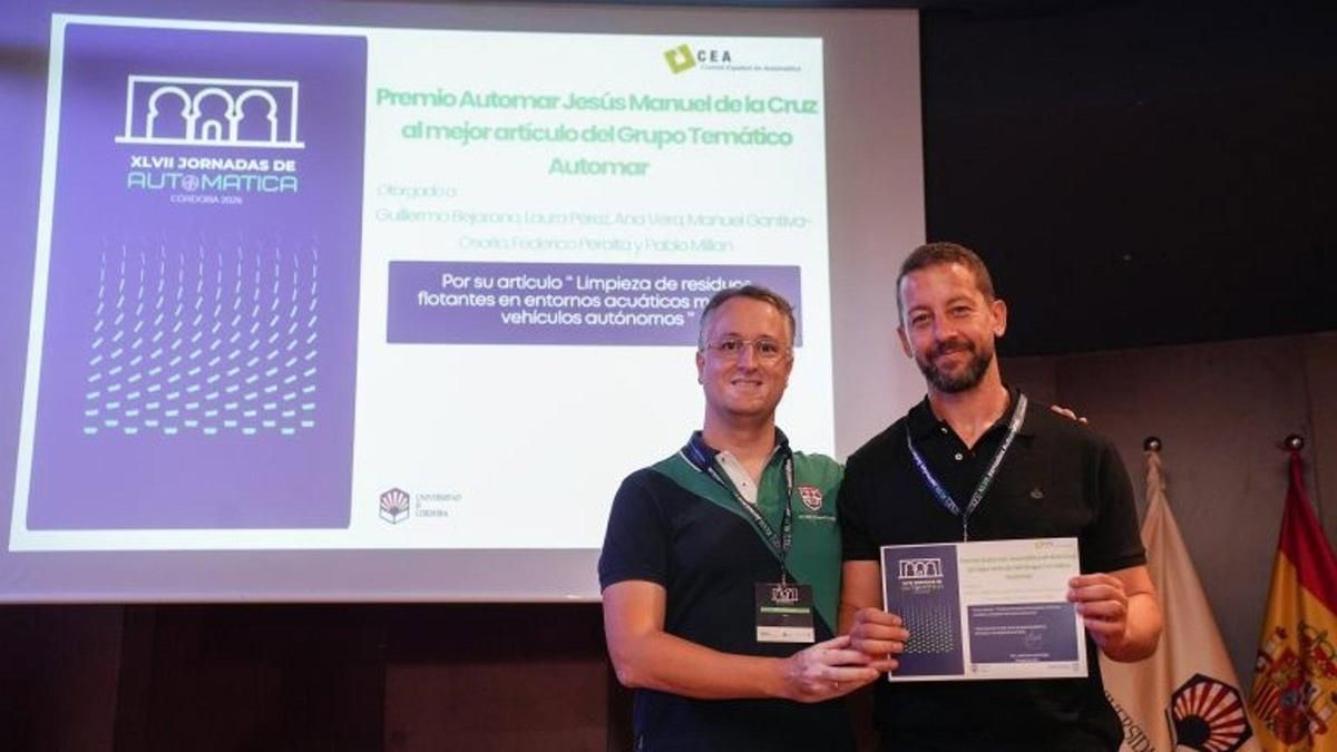 Expertos de la Universidad Loyola son galardonados por una investigación para limpiar residuos acuáticos con vehículos autónomos