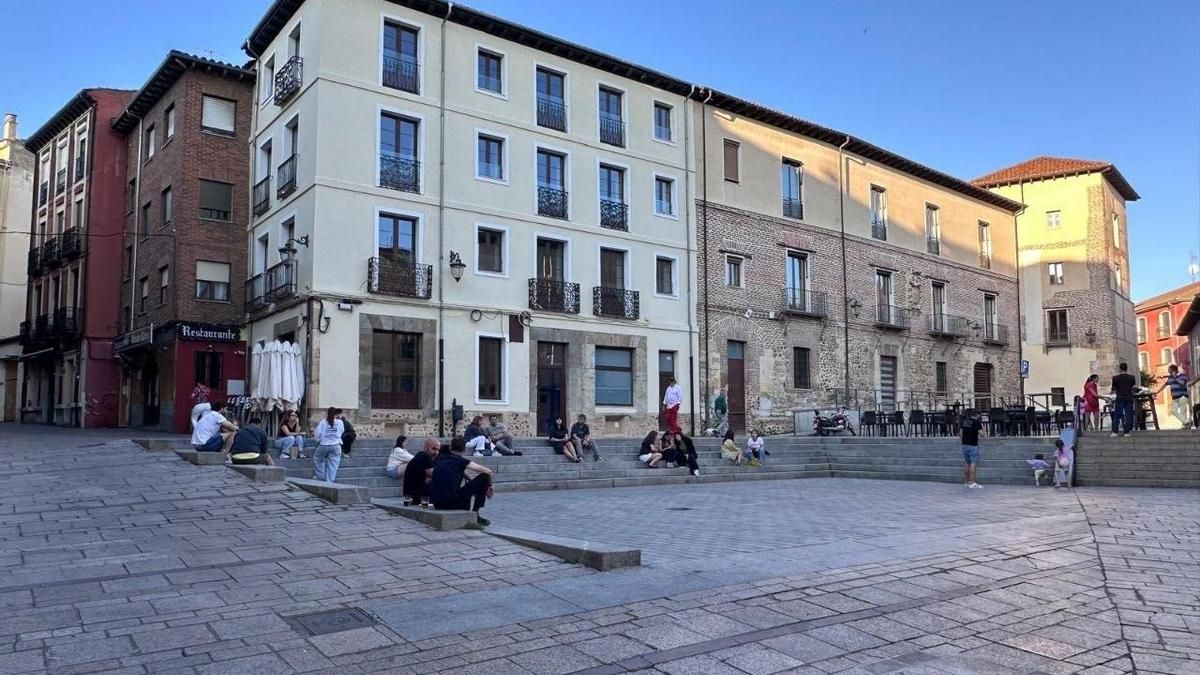 Plaza de Don Gutierre, en León. 