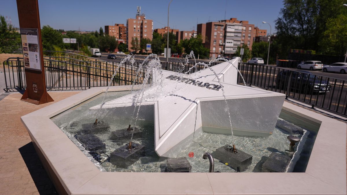 Llega la primera de las siete fuentes estrelladas que dibujarán el carro de la Osa Mayor sobre el plano de Madrid