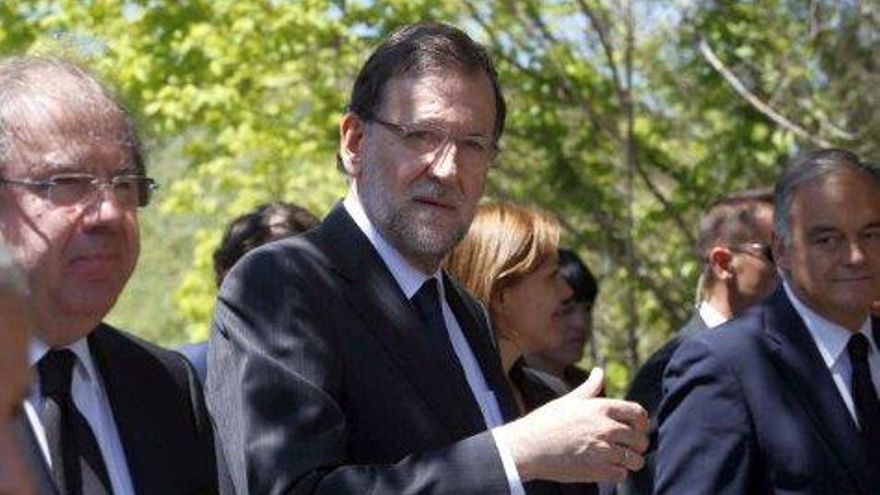 Juan Vicente Herrera, Mariano Rajoy y Esteban González Pons