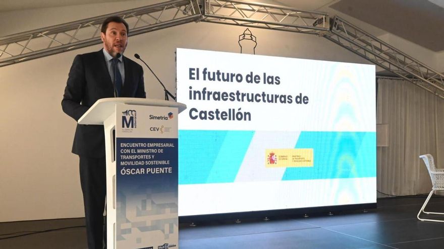 Óscar Puente anuncia que la alta velocidad del Corredor Mediterráneo conectará a las tres capitales valencianas con Barcelona en 2027