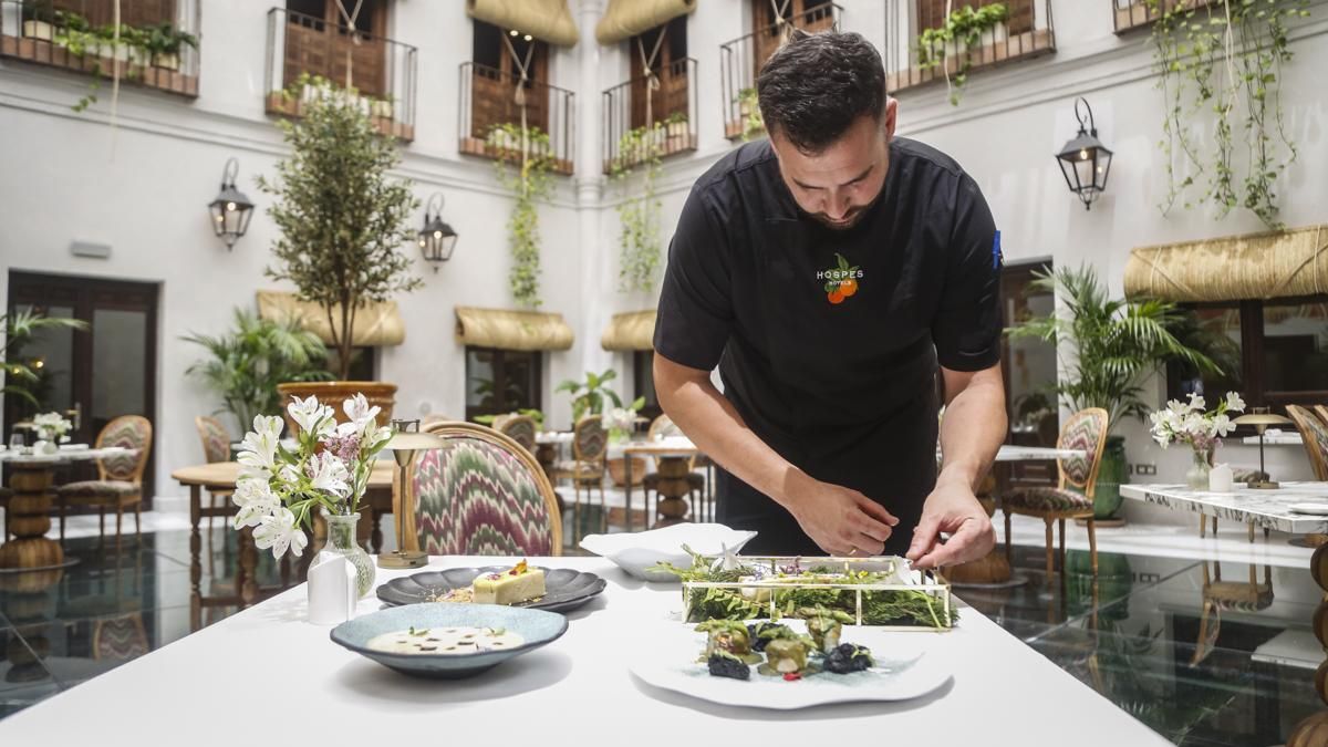 Presentación de la nueva carta del chef Rubén González en el hotel Hospes El Bailío