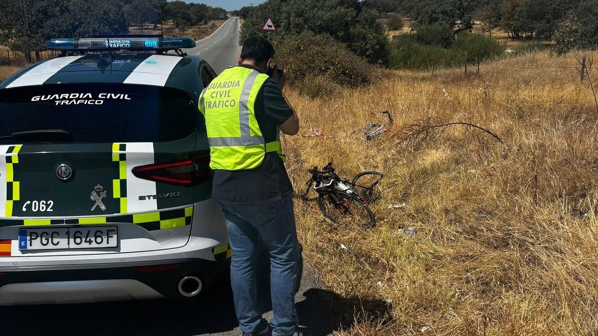 Hallado muerto un ciclista en la N‑5 a su paso por Jaraicejo