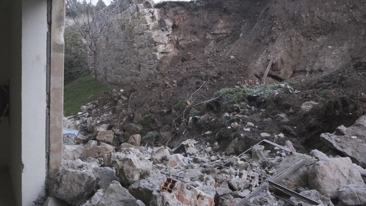 Se desprenden 15 metros de paño de la muralla de Salamanca